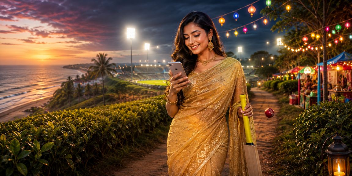 রংপুরের শাড়ি পরিহিতা মডেল মোবাইলে ক্রিকেট বেটিং করছেন gb333